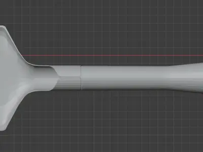 3d model of a rake 3D print model