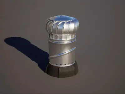 Whrilybird Rooftop Ventilation System  3D model