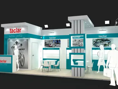 Exhibition Stand - ST0039 3D model