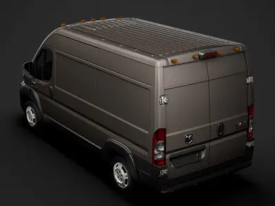 Ram Promaster Cargo 2500 HR 136WB 2020 3D model