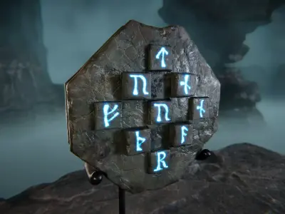 Ancient Artifact 10 Low-poly 3D model