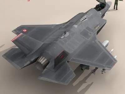F35A - Turkey Air Force 3D model