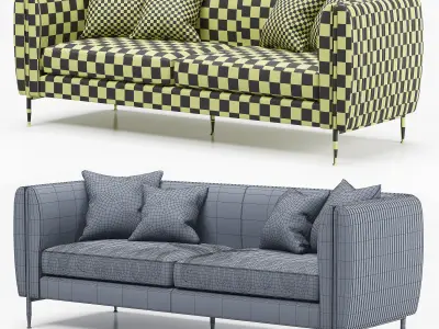 BARLOW SOFA   MEZZO COLLECTION 3D model