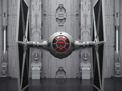 FREE TIE FIGHTER Free 3D model