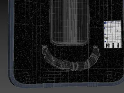 Ballistic Police Riot Shield 3D model