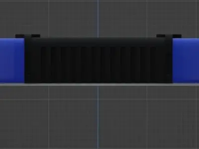 Haztec Xpress lightbar Low-poly 3D model