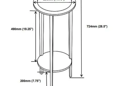 End Table Free 3D model purchase
