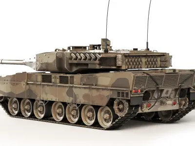 Tank Leopard 2A7V 2016 3D model