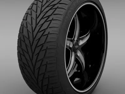 Savini Forged BS-1 Wheel 3D model