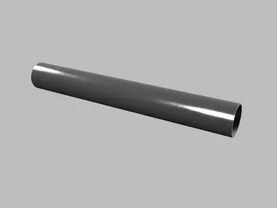 Steel pipes 3D model