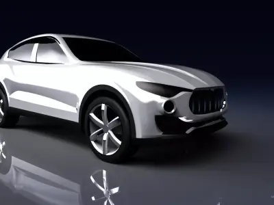 Maserati Kubang Low-poly 3D model