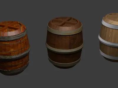 medieval assets Free low-poly 3D model