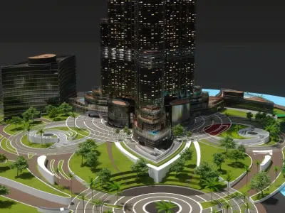 Burj Khalifa 3D model