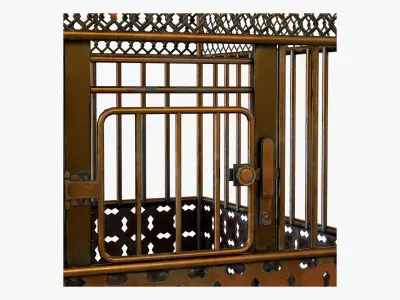 Birdcage Flapper Style Low-poly 3D model