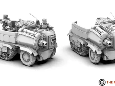 Exalted Scions - Appaloosa - Light Transport 3D print model