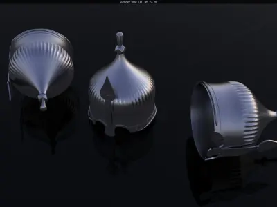 ottoman helmet 3D model