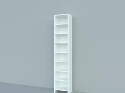 Bookcase tall Free 3D model