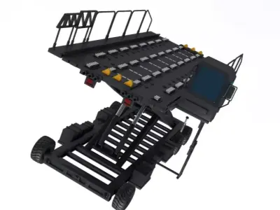 Defense Aircraft Loader 3D model