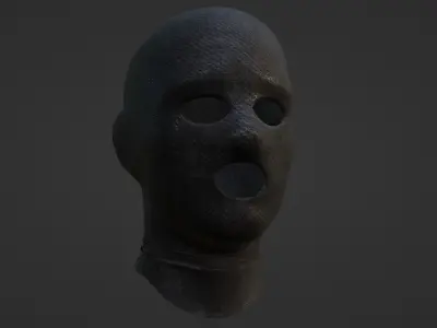 Balaclava Ski Mask Free low-poly 3D model