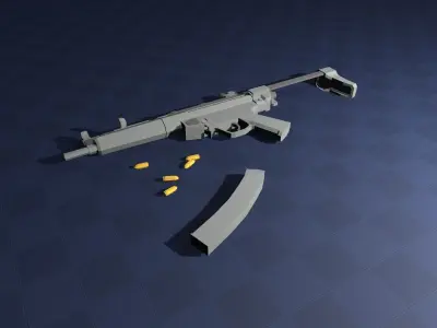 Free Pack - Gun Free low-poly 3D model