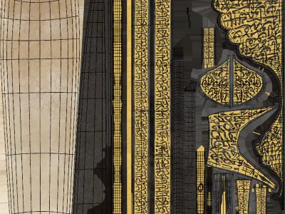 19th Century Iran Knife Low-poly 3D model