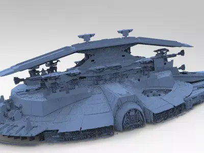 Jupiter alien ruins 2 3D model