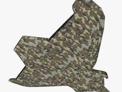 space mosquito A Low-poly 3D model