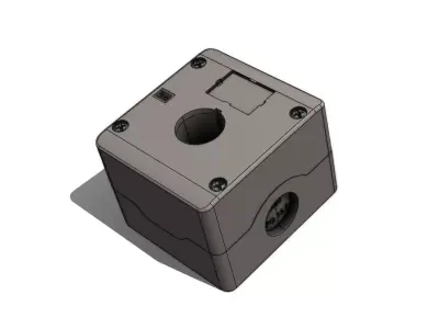 Caixa Botoeira WEG PBW 1 Button Box 3D model