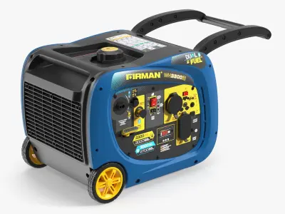 Firman Portable Dual Fuel Inverter Generator 3D model