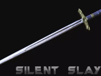 Silent Slayer Low-poly 3D model
