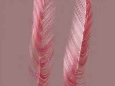 Feather 3D model