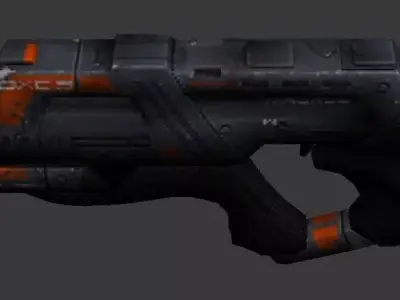 Hitech gun  3D model