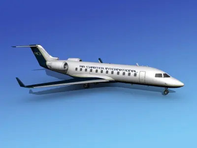 Canadair CRJ200 Air Charter Intl 3D model