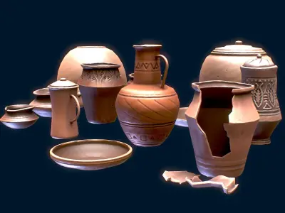 Anvil low-poly 3D model PBR Game ready for Unreal Engine asset Low-poly 3D model