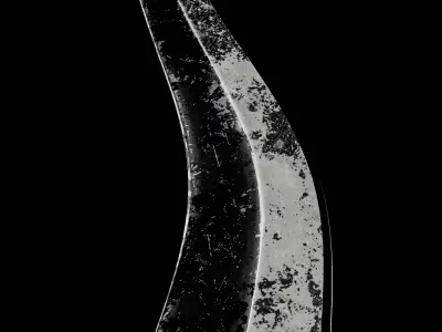 Crow Dagger Free low-poly 3D model