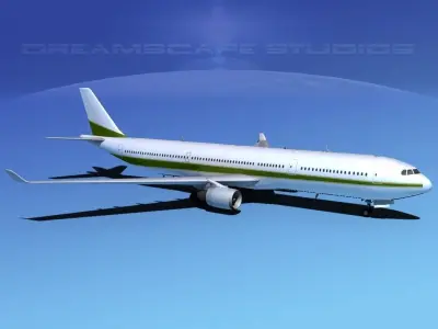 Airbus A330-300 Corporate 6 3D model