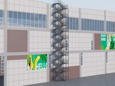 Shopping Mall 3D model