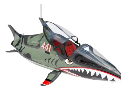 Seabreacher Camo Green 3D model
