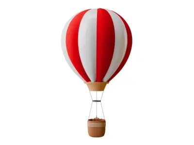 Hot Air Balloon 3D model