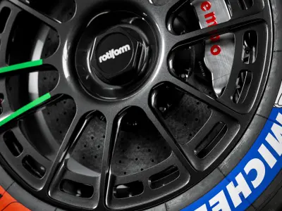 MICHELIN Pilot Sport Hypercar GTP 29 71 18 H Front 3D model