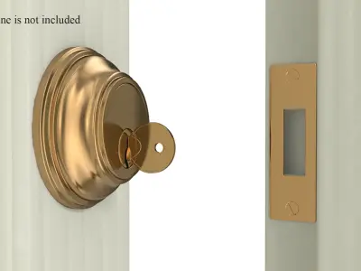 Door Lock V02 3D model
