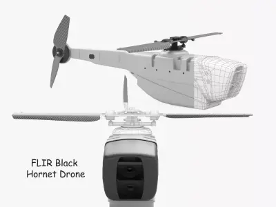 FLIR Black Hornet Drone 3D model