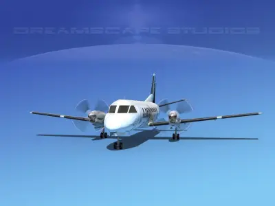 SAAB SF340 Discovery Air 3D model