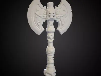 Stylized Axe 12 3D model