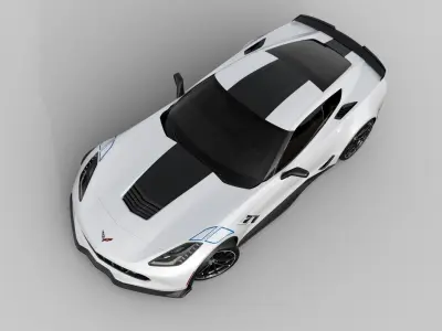 Chevrolet Corvette Carbon 65 Edition Free 3D model