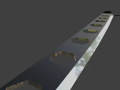 Lightweight Sword max-low-poly Free low-poly 3D model