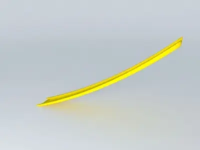 Aft wing emergency exit Free 3D model