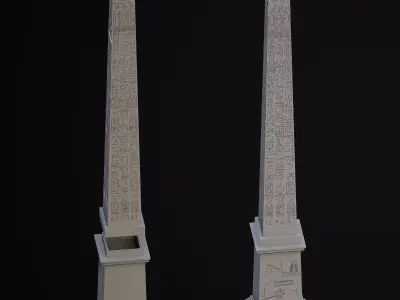 Luxor Obelisk 40CM 3D print model