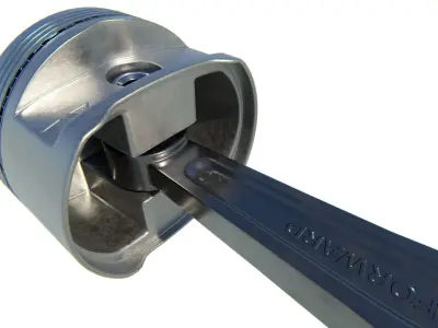 Piston engine 3D model