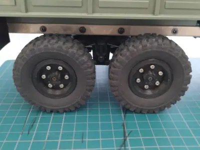 Beadlock wheel Military Truck WPL B 6x6 Free 3D print model